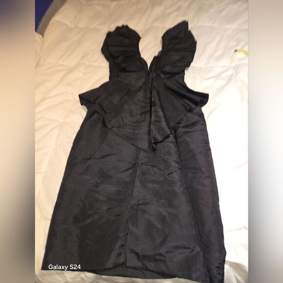 Vintage 80s Climax David Howard Karen Okada Black Sequin Prom Formal Dress Gown. - Picture 11 of 17